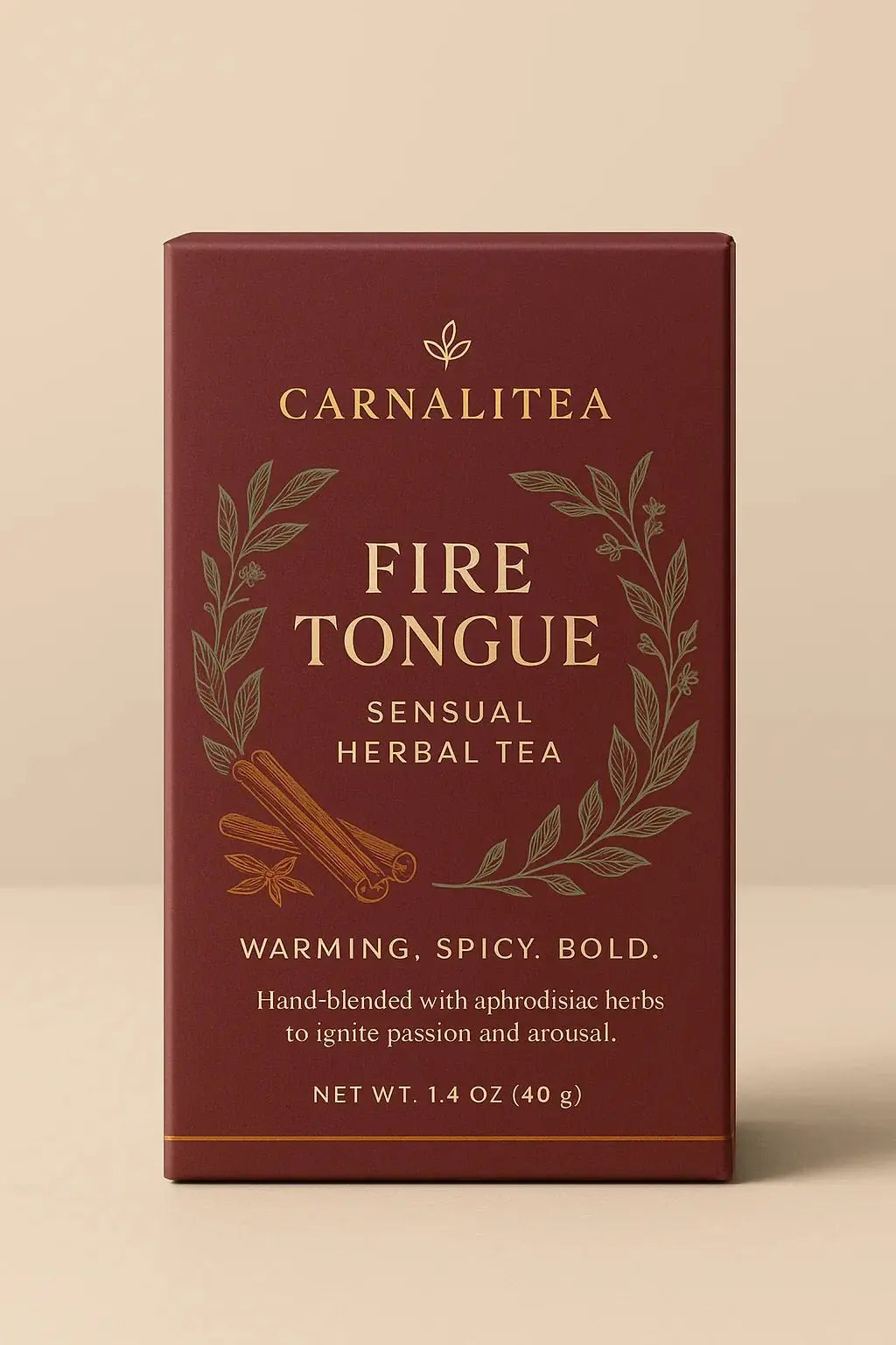 Fire Tongue - The Bold Arousal Tea - Warming, Bold, and Spicy - CarnaliTEA