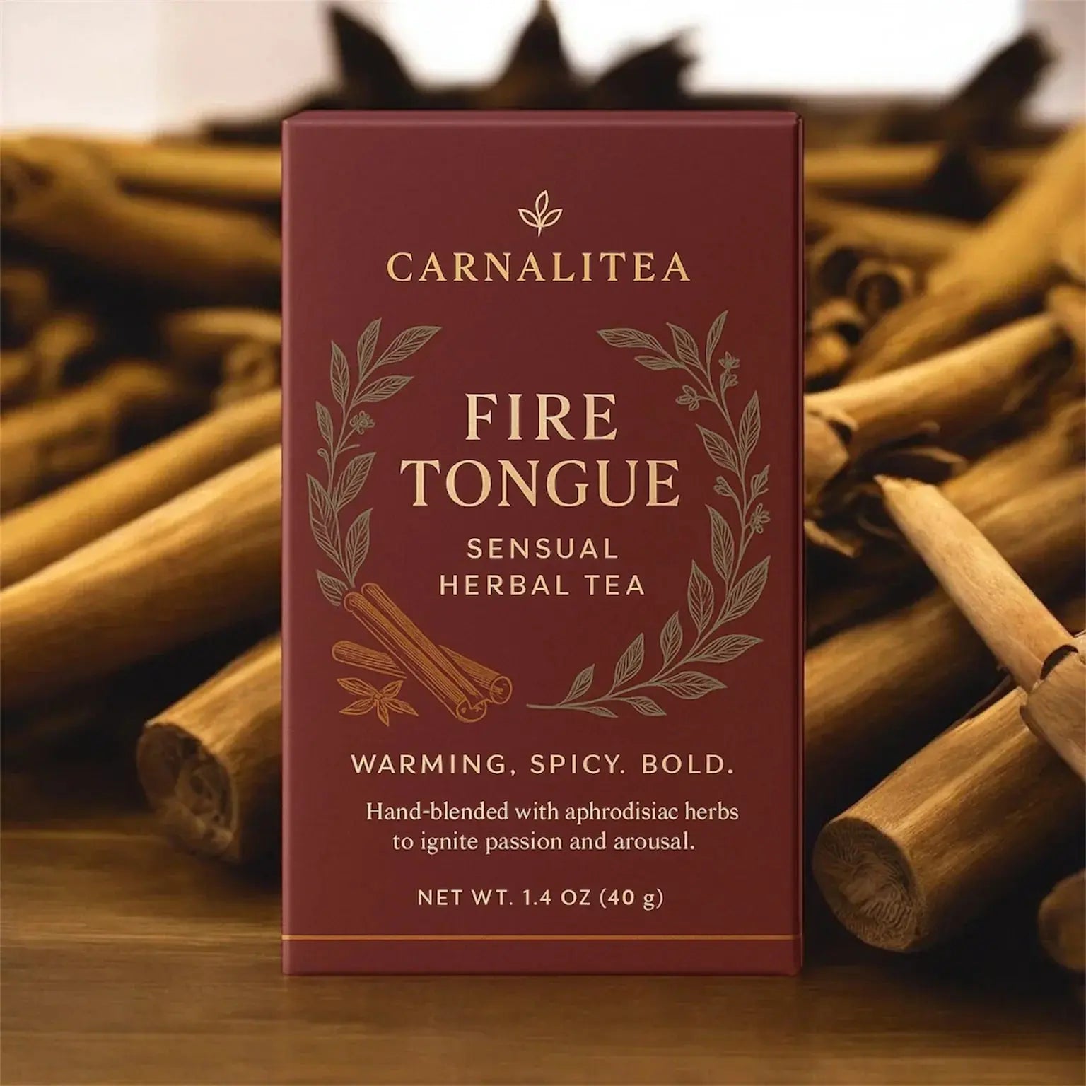 Fire Tongue - The Bold Arousal Tea - Warming, Bold, and Spicy - CarnaliTEA