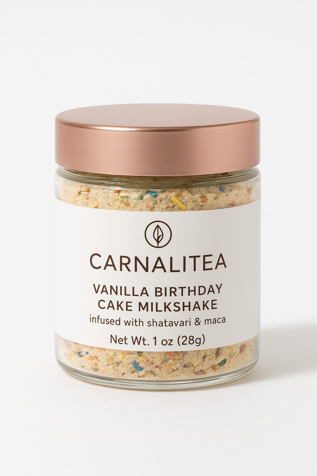Vanilla Birthday Cake Milkshake CarnaliTEA
